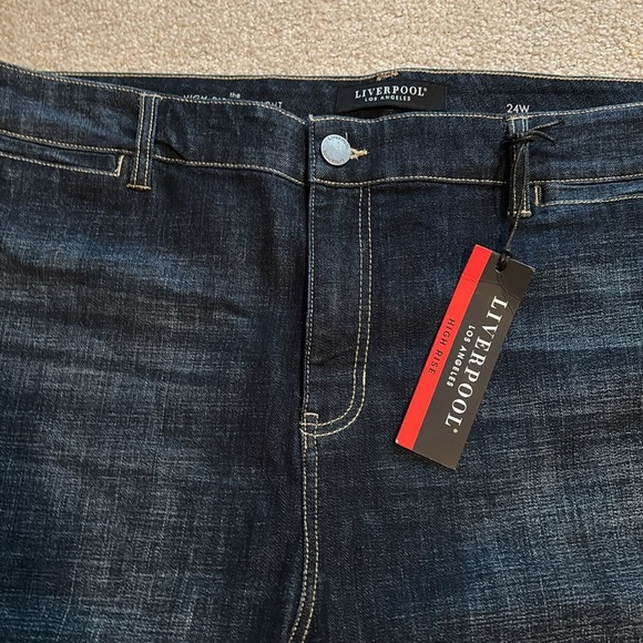 NWT Liverpool High Rise Jeans 24 Women's W Straight - Picture 5 of 6